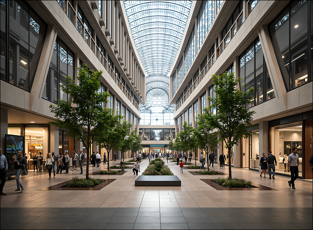 AI_high detail rendering to concept design for shoping centre AI_high detail rendering shopping centre